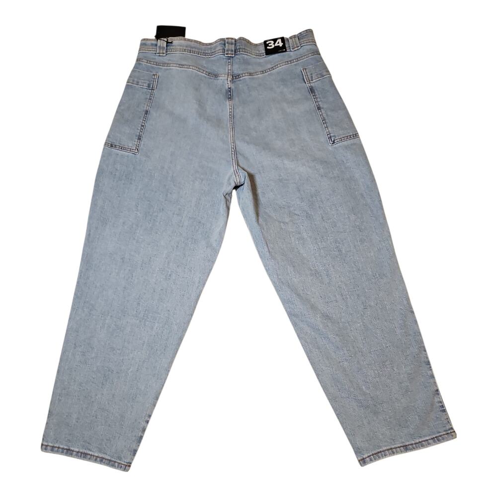 Joes Jeans Luanda Barrel Leg High Waist Light Wash Jeans Womens Size 34 - Picture 4 of 9